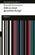 Cover: Gibt es einen gerechten Krieg? - Reclam