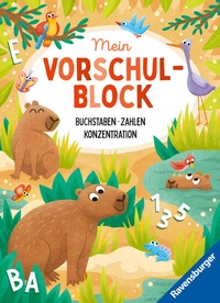 Abbildung von: Mein Vorschulblock: Buchstaben, Zahlen, Konzentration - Ravensburger
