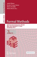 Cover: Formal Methods - Springer