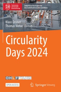 Enlarge image Cover: Circularity Days 2024 - Springer Vieweg
