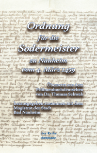 Abbildung von: Ordnung für die Sodermeister - Dielmann, Axel