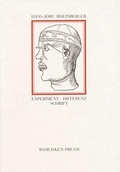 Cover: Experiment, Differenz, Schrift - Oikos Verlag