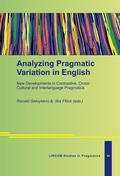 Cover: Analyzing Pragmatic Variation in English - LINCOM GmbH