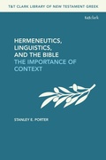 Cover: Hermeneutics, Linguistics, and the Bible - T.& T.Clark Ltd