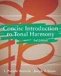 Cover: Concise Introduction to Tonal Harmony - WW Norton & Co