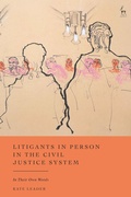 Abbildung von: Litigants in Person in the Civil Justice System - Hart Publishing