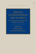 Cover: Private International Law in BRICS - Hart Publishing
