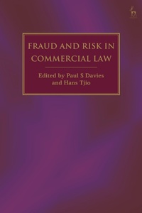 Enlarge image Cover: Fraud and Risk in Commercial Law - Hart Publishing