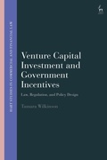 Cover: Venture Capital Investment and Government Incentives - Hart Publishing