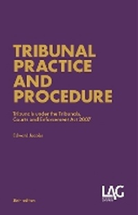 Enlarge image Cover: Tribunal Practice and Procedure - Legal Action Group