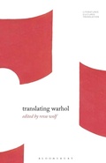 Cover: Translating Warhol - Bloomsbury Academic USA