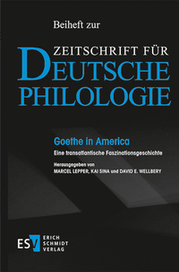Abbildung von: Goethe in America - Jahresabonnement - Erich Schmidt Verlag