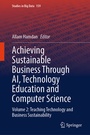 Cover: Achieving Sustainable Business Through AI, Technology Education and Computer Science - Springer