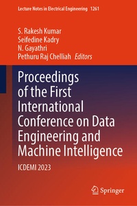 Enlarge image Cover: Proceedings of the First International Conference on Data Engineering and Machine Intelligence - Springer