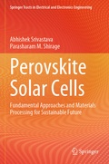 Cover: Perovskite Solar Cells - Springer