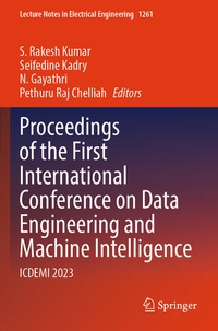 Enlarge image Cover: Proceedings of the First International Conference on Data Engineering and Machine Intelligence - Springer