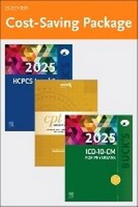 Abbildung von: Buck's 2025 ICD-10-CM For Physicians, AMA 2025 CPT (R) Professional, and Buck's 2025 HCPCS Level II - Churchill Livingstone