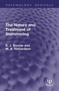 Abbildung von: The Nature and Treatment of Stammering - Routledge
