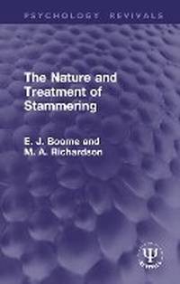 Abbildung von: The Nature and Treatment of Stammering - Routledge