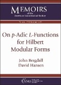 Cover: On $p$-Adic $L$-Functions for Hilbert Modular Forms - American Mathematical Society