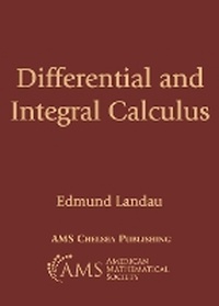 Enlarge image Cover: Differential and Integral Calculus - American Mathematical Society