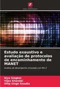 Cover: Estudo exaustivo e avaliacao de protocolos de encaminhamento de MANET - Edicoes Nosso Conhecimento