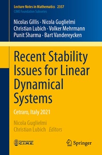 Abbildung von: Recent Stability Issues for Linear Dynamical Systems - Springer