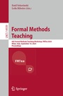 Cover: Formal Methods Teaching - Springer