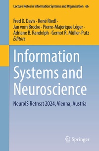 Enlarge image Cover: Information Systems and Neuroscience - Springer