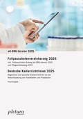 Cover: Fallpauschalen-Vereinbarung 2025  Deutsche Kodierrichtlinien 2025 - pictura Werbung
