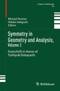 Cover: Symmetry in Geometry and Analysis, Volume 2 - Birkh&auml;user