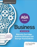 Cover: AQA A-level Business (Surridge, Gillespie and Vlachonikolis) Second Edition - Hachette Learning