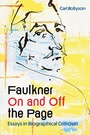 Cover: Faulkner on and Off the Page - University Press of Mississippi
