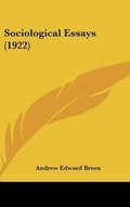 Cover: Sociological Essays (1922) - Kessinger Publishing