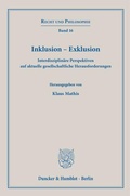Cover: Inklusion - Exklusion - Duncker & Humblot