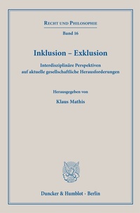 Abbildung von: Inklusion - Exklusion - Duncker & Humblot