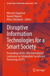 Abbildung von: Disruptive Information Technologies for a Smart Society - Springer
