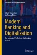 Cover: Modern Banking and Digitalization - Springer