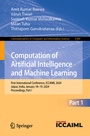 Cover: Computation of Artificial Intelligence and Machine Learning - Springer