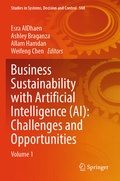 Cover: Business Sustainability with Artificial Intelligence (AI): Challenges and Opportunities - Springer