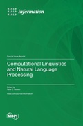 Cover: Computational Linguistics and Natural Language Processing - MDPI AG