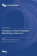 Cover: Frontiers in Ultra-Precision Machining, Volume II - MDPI AG