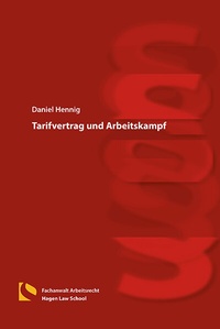 Abbildung von: Tarifvertrag und Arbeitskampf - Hagener Wissenschaftsverlag