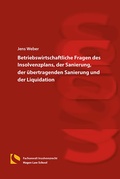 Cover: Betriebswirtschaftliche Fragen des Insolvenzplans, der Sanierung, der &uuml;bertragenden Sanierung und der Liquidation - Hagener Wissenschaftsverlag