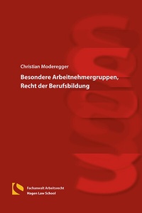 Abbildung von: Besondere Arbeitnehmergruppen, Recht der Berufsbildung - Hagener Wissenschaftsverlag