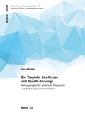 Abbildung von: digital | recht - Schriften zum Immaterialgüter-, IT-, Medien-, Daten-... / Die Tragödie des Access and Benefit-Sharings - epubli
