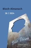 Cover: Bloch-Almanach - Aisthesis