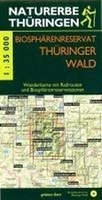 Abbildung von: Wanderkarte Biosphärenreservat Thüringer Wald 1:35 000 - Verlag grünes Herz