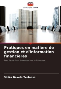 Abbildung von: Pratiques en matiere de gestion et d'information financieres - Editions Notre Savoir