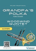 Cover: Woodwind Quintet / Ensemble Sheet Music "Grandpa's Polka" (set of parts) - Glissato Edizioni Musicali
